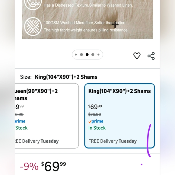 COOLXTRA Quilt Set King Size-Lightweight Quilt Bedding Set, Light Use Boho - Picture 7 of 7